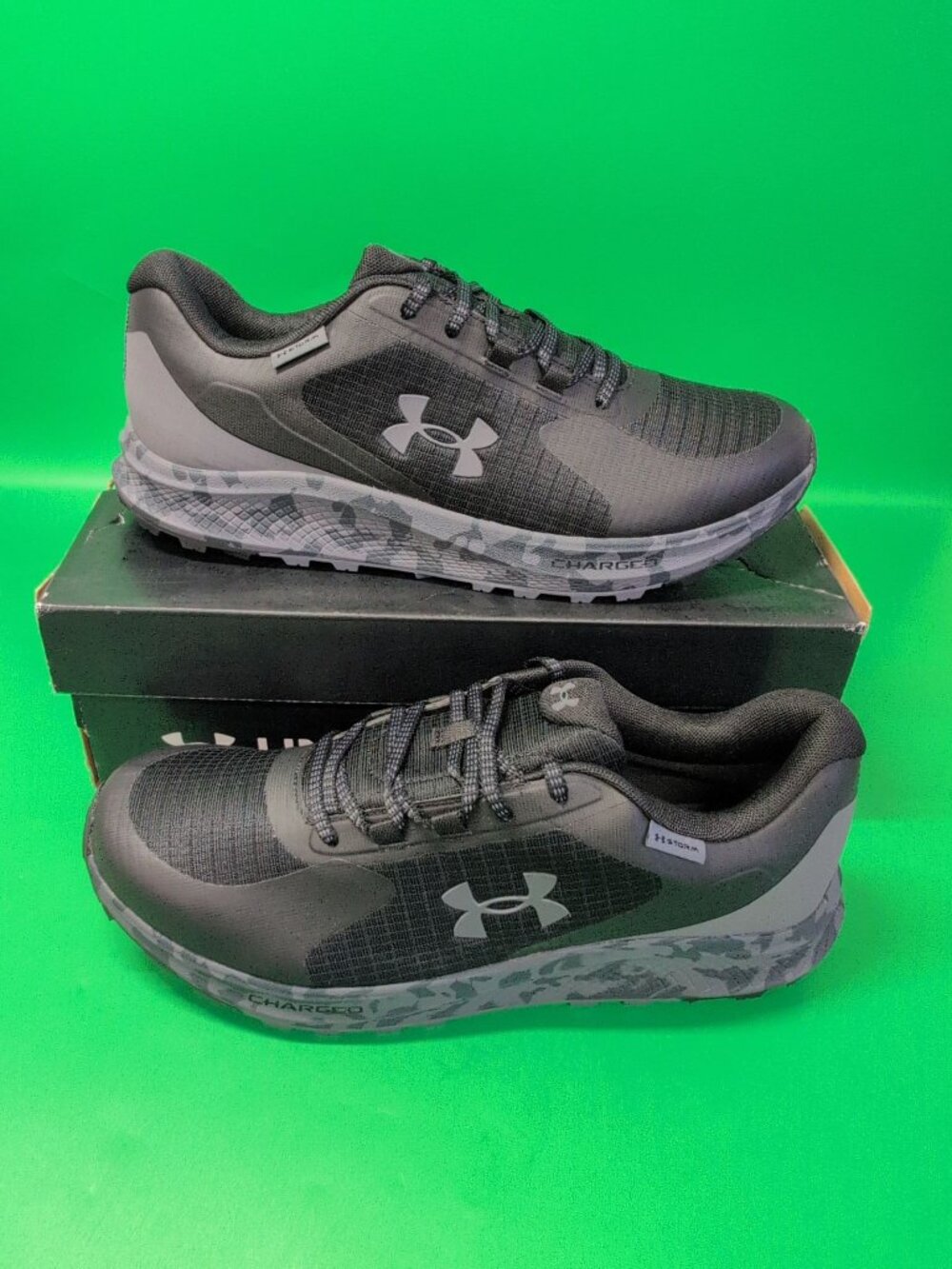 Under Armour Charged Bandit Trail 3 Mens Athletic Shoes US 12.5 Black